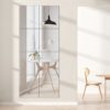VASUHOME Glass Full Length Wall Mirror Tiles - 12x10 Inch - 4PCS, Frameless Gym Mirrors for Home Gym, Full Body Mirror Tiles for Bedroom, Living