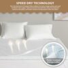 Degrees of Comfort 5cm Memory Foam Mattress Topper Double Bed Soft Bamboo Cover for Back Pain, Mattress Topper with Anti-Slip Removable & Washabl