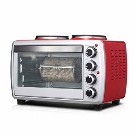 KKYKP Digital Fry, Convection Oven, Toaster, Air Fryer, Flip-Away for Storage, with 25L Capacity, and a Stainless Steel Finish