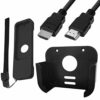 TV Mount, Protective Case and High-Speed HDMI Cable Compatible with Apple TV 4th and 4K 5th Generation, SourceTon Wall Mount Compatible with Appl