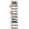 ciecie Shoe Rack for Closet and Entryway, 10 Tiers Shoe Shelf Organizer and Storage for 20-24 Pairs of Shoes and Boots, Space Saving Shoe Shelf w