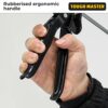 TOUGH MASTER Caulking Gun Professional Sealant Gun Adhesive Application Gun for 310 ml Cartridges Caulks, Sealants, Silicones, Durable Heavy Duty