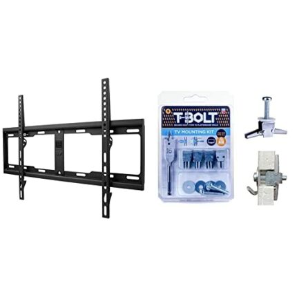 One For All TV Bracket – Fixed Wall Mount – Screen size 32-84 Inch - For All types of TVs – Max Weight 1000kgs – VESA 200x200 to 600x400 – Black