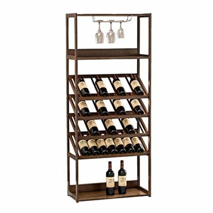 Wine rack Wine Rack Freestanding Wine Rack Four-tier Rack Hanging Wine Rack Goblet Holder Wine Glass Holder Cup Holder Wine Cooler