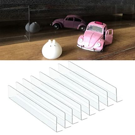 8 Pack Under Couch Toy Blocker-Adjustable Clear Under Bed Blocker for Pets,Stop Things from Going Under Couch Sofa Bed and Other Furniture,(15.74