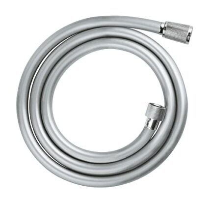 GROHE VitalioFlex Trend - Smooth Shower Hose 1.5 m, (Tensile Strength 50 kg, Pressure Resistance Up to 5 Bar, Heat Resistance 70°C, Universal Con