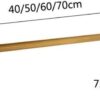 Bathroom All Copper Single Towel Bar Wall Mounted Bathroom Towel Bar Preventive Kitchen Towel Rack Storage Rack Cloakrooms Tower Hanger/60Cm