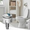 Toilet Flush Buttons Replacement Compatible with Ideal Cistern Tank, Ancable Replacement Dual Double Flush Oval Push Button for Ideal Cistern Tan