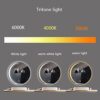 600X600mm Round Illuminated LED Light Bathroom Mirror Backlit with Sensor Touch Control,Dustproof Anti-Fog, 3 Colors, Warm White/Neutral/Cool Whi