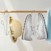 BESPORTBLE Shoes Hangers Shoe Drying Rack Dryer Shoe Holder Shoe Storage Organizer Shoes Hanging Hook Stainless Steel Shoes Hanger 2PCS