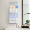 Towel Rack Wall Mounted, New Upgrade 3-Bar Towel Racks for Rolled Towels, Metal Towel Holder Widen for Large Folded Washcloths, Bath Towel Storag