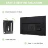 ‎CTDMJ Monitor Wall Mount Most 14-24“ TVs Computer Universal Low Profile RV TV Wall Bracket Mount VESA Up to 100x100mm Max Weight 33lbs Fits 16 1