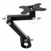 DiGiYes Universal 10KG Adjustable TV Wall Mount Bracket Flat Panel TV Frame Support 15 Degrees Tilt for 14-27 Inch LCD LED Monitor
