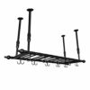 Ceiling Retro Stylish Simplicity Wine Rack Simple Creative Metal Iron Decorative Wine Glass Holder Adjustable Height Restaurant Kitchen Bar Float