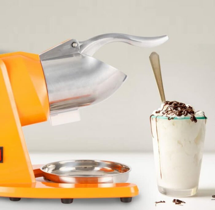 n/a Stainless Steel Electric Ice Crusher Double Blade Smoothie Slush Block Breaking Maker Snow Cone Grinder