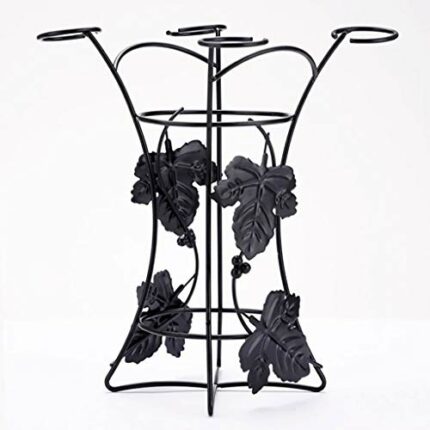 KXDCZ Creative Metal Single Bottle Wine Rack Tabletop Wine Holder Rack