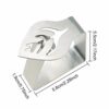 WedDecor Table Clamps Stainless Steel Leaf Design Cloth Secure Clip Holders for Home, Patio, Party, BBQ, Wedding, Indoor and Outdoor Use, 4pcs, L