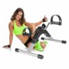 TWDYC Portable Pedal Exerciser Leg Fitness Machine Mini Bicycle Sport Gym Equipment Foldable Indoor Fitness Treadmill Stepper