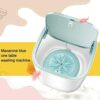 XYZMDJ Mini Washing Machine Automatic Household 3.8L Portable Ultrasonic Turbo Washing Machine Wash Underwear (Color : Pink)
