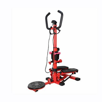 N/A Weight-Loss Handrail Treadmill Multifunctional Vertical Stepper with Dumbbell Pull Rope Indoor Fitness Stepping Machine