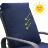 ART TO REAL Outdoor Recliner Replacement Cushion, Patio Chair Sofa Washable Cushion for Outdoor Furniture, Deep Seat, UV Resistant, Fade Resistan