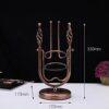 DLOETT Creative Metal Wine Rack Creative Swing Small Wine Rack Bar Stand Display Stand Bracket Decoration