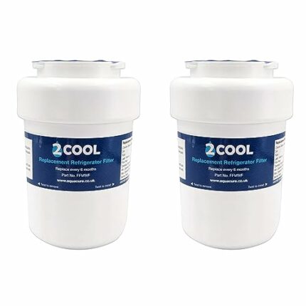 2COOL GE MWP Smart Water Compatible Refrigerator Water Filter | American Fridge Freezer Water Dispenser & Ice Filter | Water Filter Cartridge for