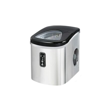 QFMYJ Ice Maker Mini Domestic Stainless Steel Table Top Manual Commercial Bar Ice Making Machine