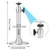 Ceiling Wall Projector Mount, Universal Mini Projector Mount Stand 360° Rotatable, Wall Mount Indoor Outdoor Bracket Holder for Home Theater, Sec