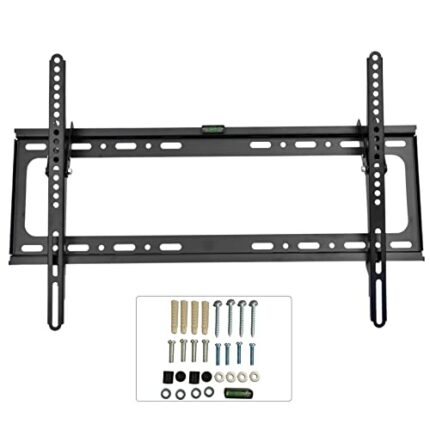 Safekom 37"- 65" TV Wall Bracket Mount Tilt With Built in Spirit Level For 3D TVs LED LCD Plasma 37 42 46 50 55 60 65 Inch Slim Samsung Sony LG S