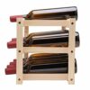 ZYZMH 12Bottle Red Wine Rack DIY Beer Holder Kitchen Bar Solid Wood Display Shelf room wine cabinet hotel wine bottle rack LU720348