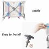 Bath Stools,Shower Stool Bathroom Chair with Armrests Bathroom with Armrests Aluminum Lightweight Adjustable Non-Slip Pregnant Pillow White Stock