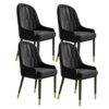 dining chair Kitchen Dining Room Furniture Chairs Dining Chairs Set Of 4 Kitchen Living Room Chairs Modern Leather High Back Soft Seat Lounge Cha