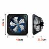 WUHUAROU Exhaust Fan, Kitchen Exhaust Fan, Household Oil Fume Exhaust Fan, Window Type Ventilating Fan, Silent and Powerful Exhaust Fan