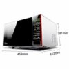 AIQMML oven Household Intelligent Multi Functional Home Use Mini 110V-240V 700W,Stainless Steel Countertop Microwave Oven Kitchen Appliances
