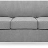 Carvapet High Stretch Fit Sofa Cover 2 Seater with 2 Seat Cushion Covers, Thick & Washable Plush Jacquard Sofa Slipcover for Living Room Furnitur