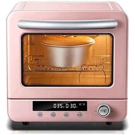 KKYKP Mini Oven | Digital Convection Oven, Large Capacity 3 Layers, Polished Stainless Steel