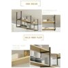 Wine Rack Ceiling Wine Rack Hanging Shelf Wrought Iron Solid Wood Wall Hanging Decorative Storage Rack,Used To Display Plants,Wine,Books,Flowers,