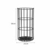 WALNUTA Umbrella Stand Indoor Style Umbrella Stand Metal Entryway Storage Rack Organizer Indoor Iron Umbrella Holder Storage Rack (Color : Wit)
