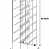 Blomus 68486 Pilare Wine Shelf for 12 Bottles, Silver