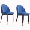 dining chair Kitchen Dining Room Furniture Chairs Dining Chair Set Of 2 with Metal Legs Velvet Seat And Backrests For Lounge Kitchen Bedroom Livi