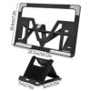 Tianher Laptop Stand, Multi-Angle Adjustable Portable Foldable Tablet Stand Heat Dissipation Frame Can Be Used For Desktop Office And Watching Tv