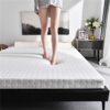 TBIIEXFL Washable Cover Mattresses Natural Latex Rebound 5/10cm Mattress for Family Bedspreads King Queen Twin Full Size Sponge Tatami (Color : W