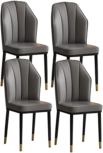 dining chair Office Reception Chairs Business Dining Chairs Set Kitchen Dining Chairs Set of 4 Modern High Back Soft Seat Kitchen Living Room Cha