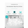 XYZMDJ Portable Automatic Electric Ice Maker Household Mini Square Shape Ice Making Machine 15kg/24H Home Family Small Bar Coffee Shop