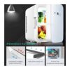 Car Fridge,Car Refrigerator Car Refrigerator/Small Freezer/Small Portable- Car Home 12V / 220V-LED Display, Low Noise, Hot And Cold Conversion, D
