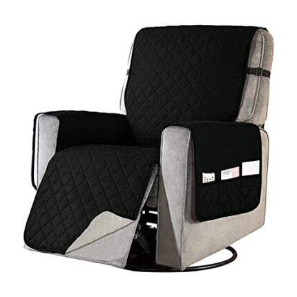 Recliner Cover, Reversible Quilted Recliner Sofa Cover Couch Cover Slipcovers Oversized for Living Room, Water Resistant Washable Furniture Prote