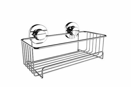 Britten & James Shower Tidy Suction Fit Rust Proof Stainless Steel