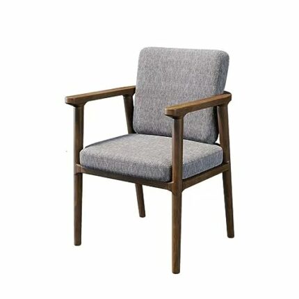 WALNUT Wooden Dining Chair Table Kitchen Designer Arm Chair Living Room Balcony Office Household Items
