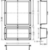 Uni-Green Niche Double Recessed Shower Shelf – Black 24"X16" Two Inner Shelves with Divider Easy Install